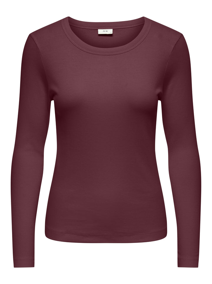 JDYLUCKY L/S O NECK NEW TOP JRS NOO, Windsor Wine 193785 Bild 1