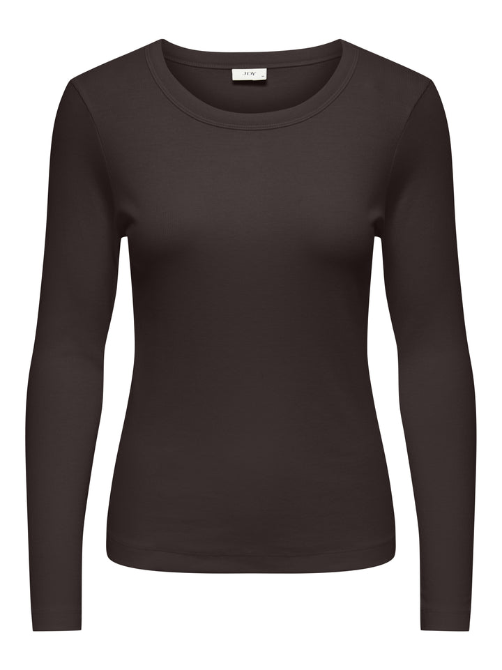 JDYLUCKY L/S O NECK NEW TOP JRS NOO, Chocolate Torte 244915 Bild 1