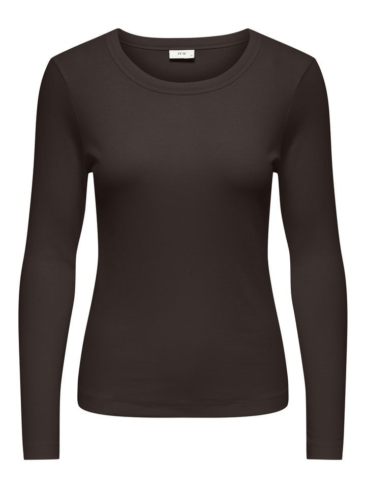 JDYLUCKY L/S O NECK NEW TOP JRS NOO, Chocolate Torte 244915 Bild 1