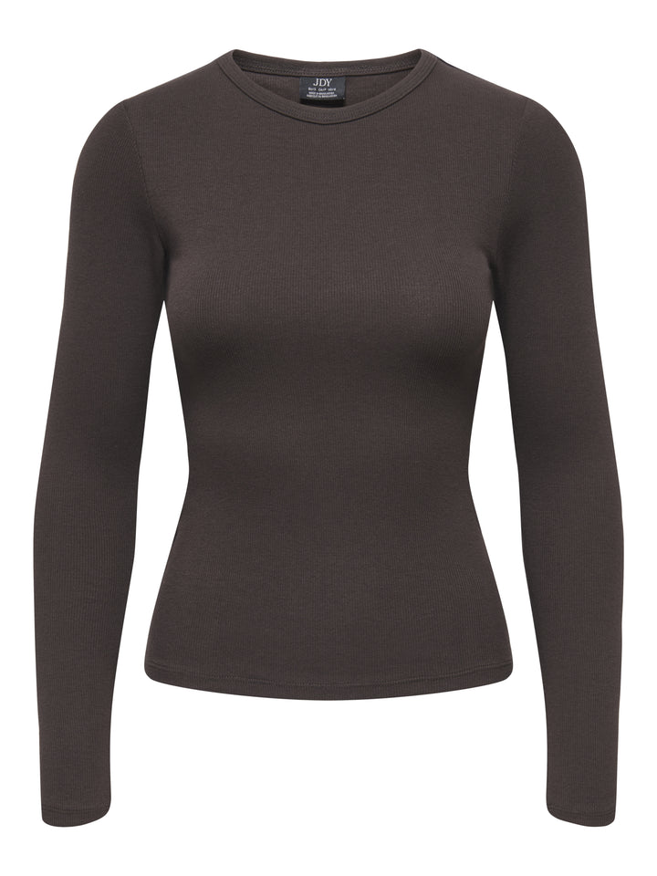 JDYLUCKY L/S O NECK NEW TOP JRS NOO, Chocolate Torte 244915 Bild 1