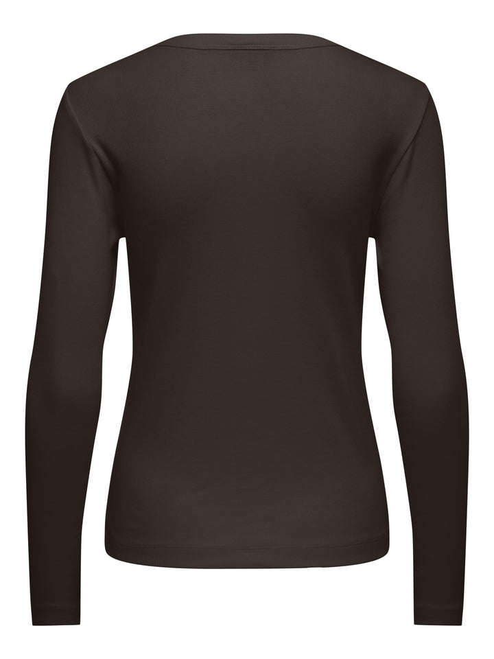 JDYLUCKY L/S O NECK NEW TOP JRS NOO, Chocolate Torte 244915 Bild 2