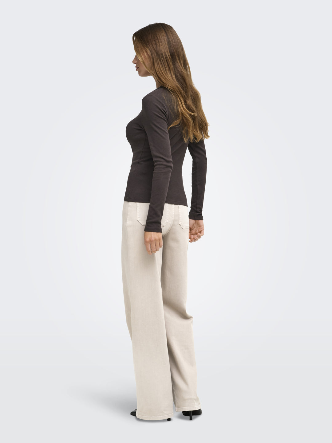 JDYLUCKY L/S O NECK NEW TOP JRS NOO, Chocolate Torte 244915 Bild 5