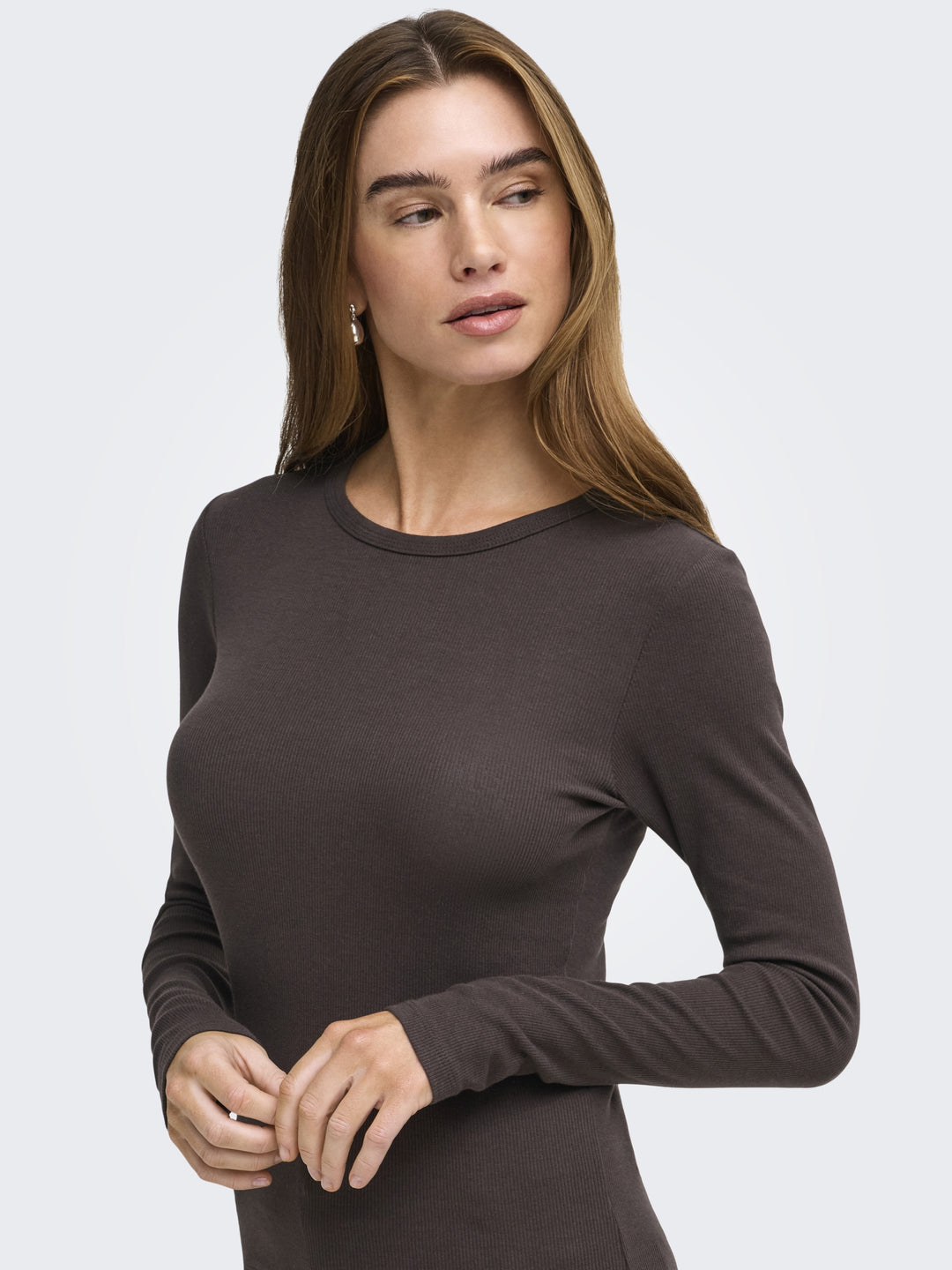 JDYLUCKY L/S O NECK NEW TOP JRS NOO, Chocolate Torte 244915 Bild 7