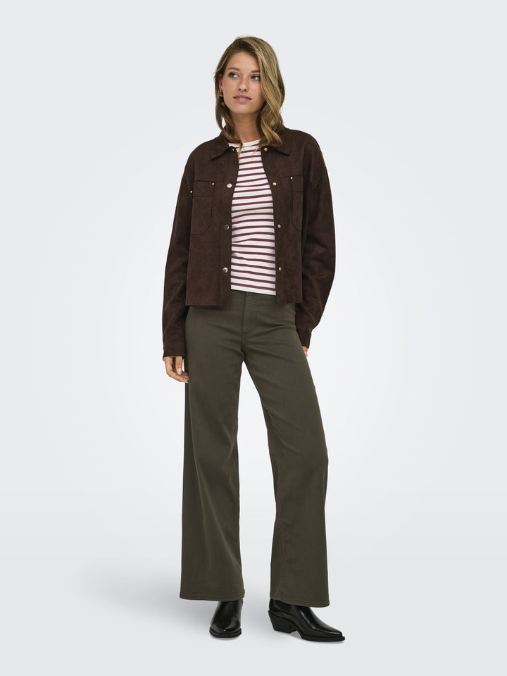 JDYLUCKY L/S O NECK NEW Y/D TOP JRS, Windsor Wine/EGRET 193785003 Bild 6
