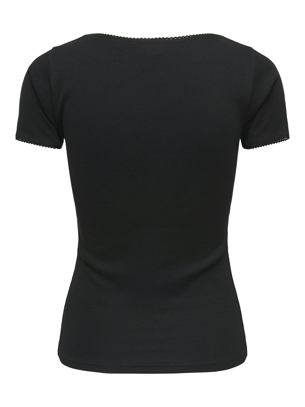 JDYLUCKY S/S O NECK DETAIL TOP JRS, Black 177911 Bild 2