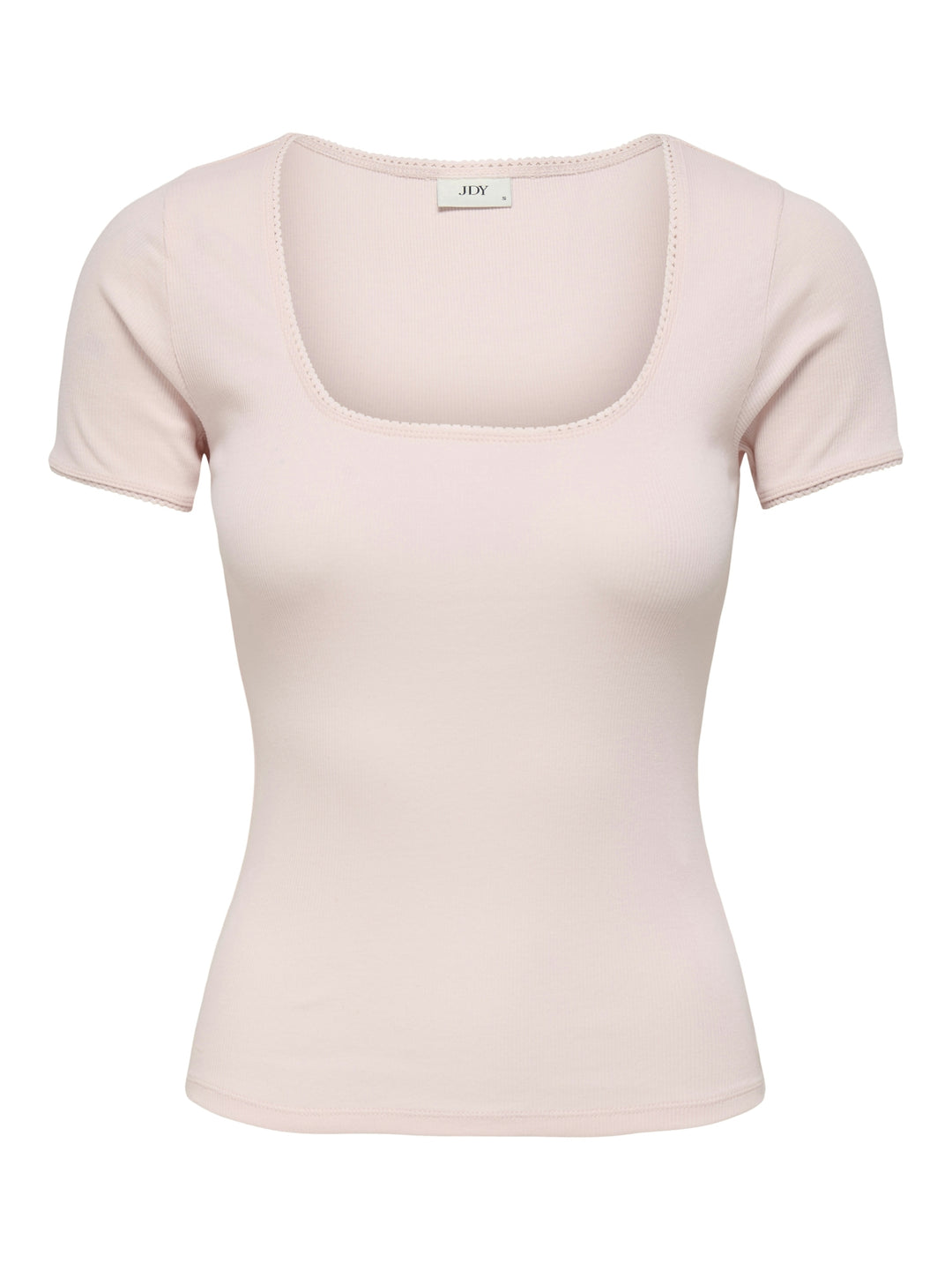 JDYLUCKY S/S O NECK DETAIL TOP JRS, Pink Dogwood 210550 Bild 1