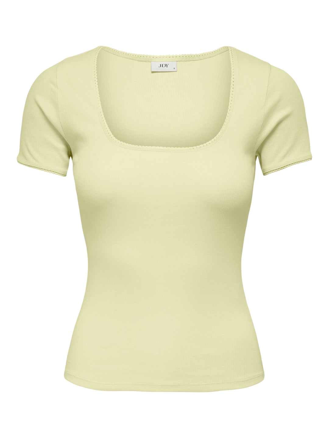 JDYLUCKY S/S O NECK DETAIL TOP JRS, Double Cream 288015 Bild 1