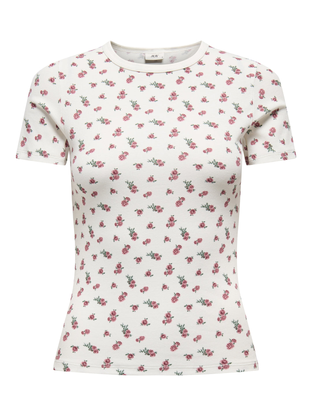 JDYLUCKY S/S O NECK TOP JRS NOOS, Cloud Dancer/ROSE 177922002 Bild 1