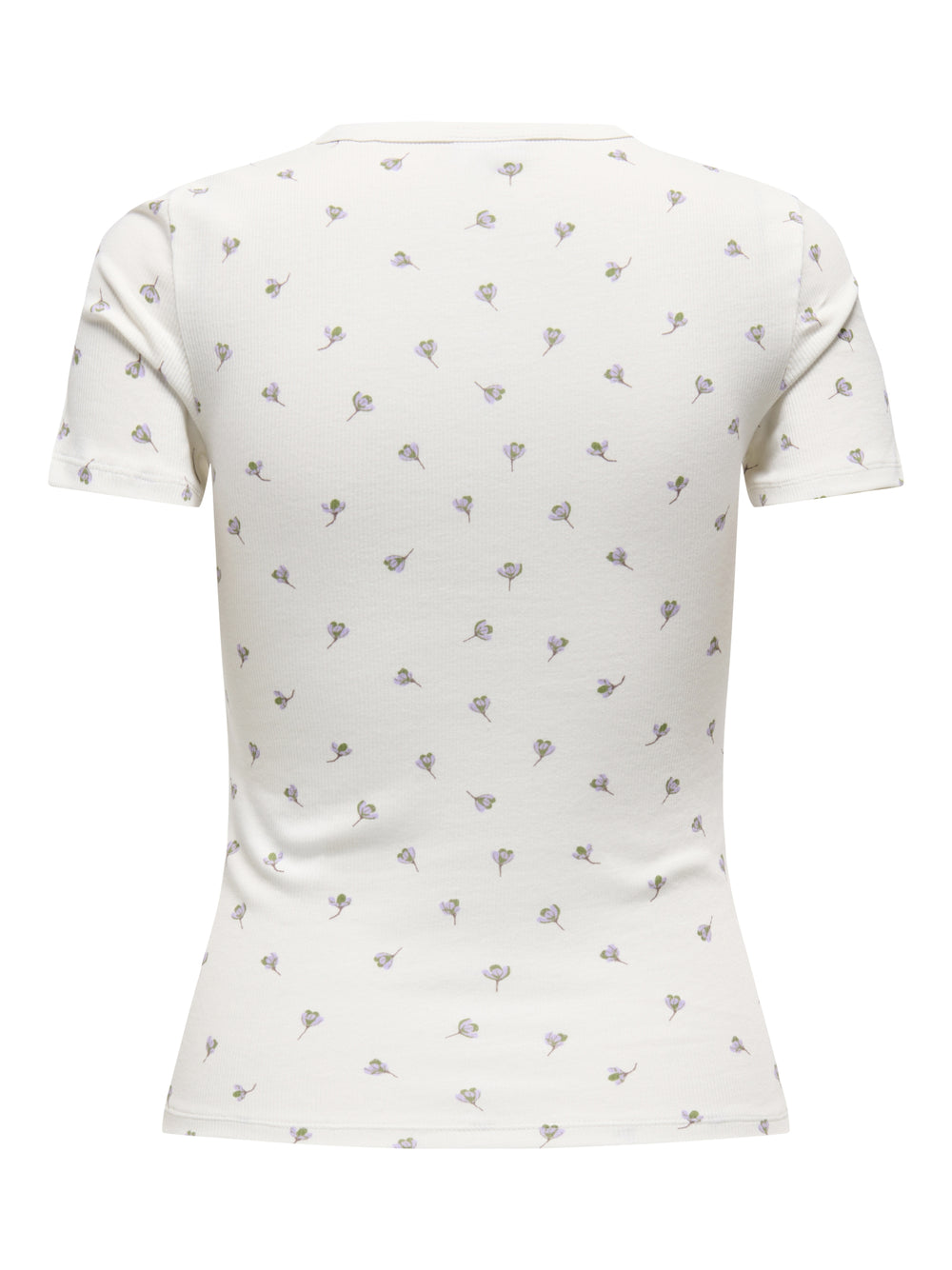 JDYLUCKY S/S O NECK TOP JRS NOOS, Cloud Dancer/POPPY FLOWER 177922003 Bild 2