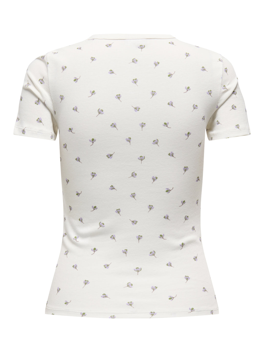 JDYLUCKY S/S O NECK TOP JRS NOOS, Cloud Dancer/POPPY FLOWER 177922003 Bild 2