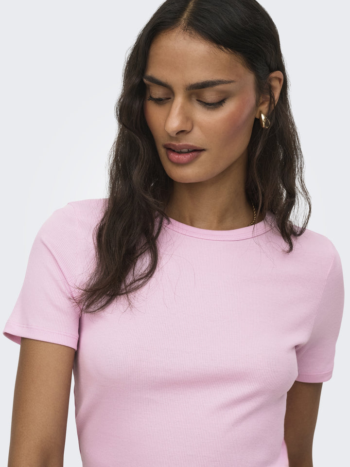 JDYLUCKY S/S O NECK TOP JRS NOOS, Fragrant Lilac 240595 Bild 3
