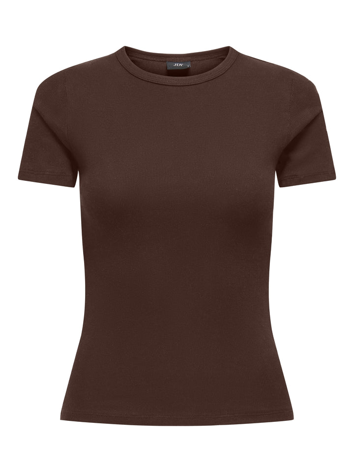 JDYLUCKY S/S O NECK TOP JRS NOOS, Chicory Coffee 242836 Bild 1