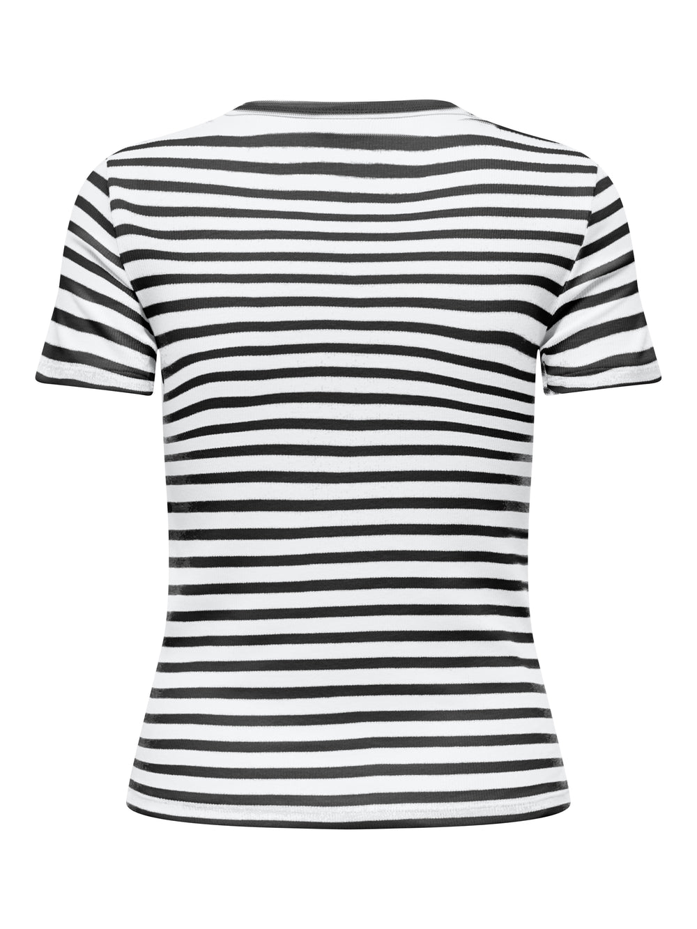 JDYLUCKY SS O NECK STRIPE TOP JRS D, Cloud Dancer/BLACK 177922004 Bild 2