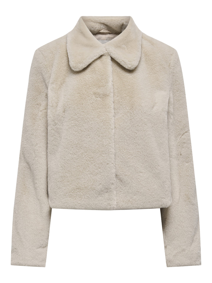 JDYMACY LIFE FAUX FUR JACKET OTW NO, Moonbeam 201511 Bild 1