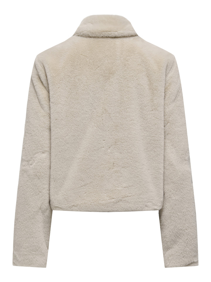 JDYMACY LIFE FAUX FUR JACKET OTW NO, Moonbeam 201511 Bild 2