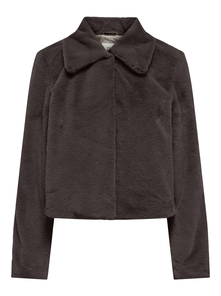 JDYMACY LIFE FAUX FUR JACKET OTW NO, Chocolate Torte 244915 Bild 1