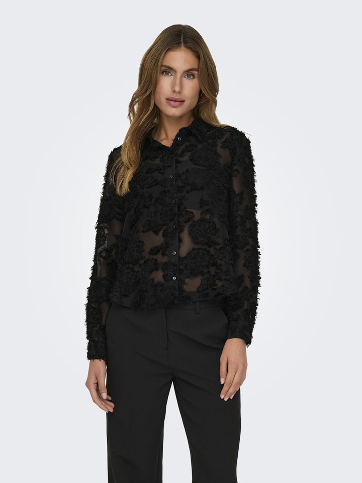 JDYMAIA L/S SHIRT WVN, Black 177911 Bild 3
