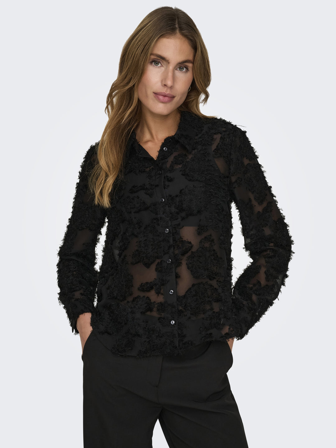 JDYMAIA L/S SHIRT WVN, Black 177911 Bild 7