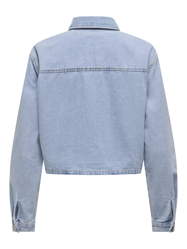 JDYMARLY L/S BOXY SHACKET  DNM NOOS, Light Blue Denim 177934 Bild 2