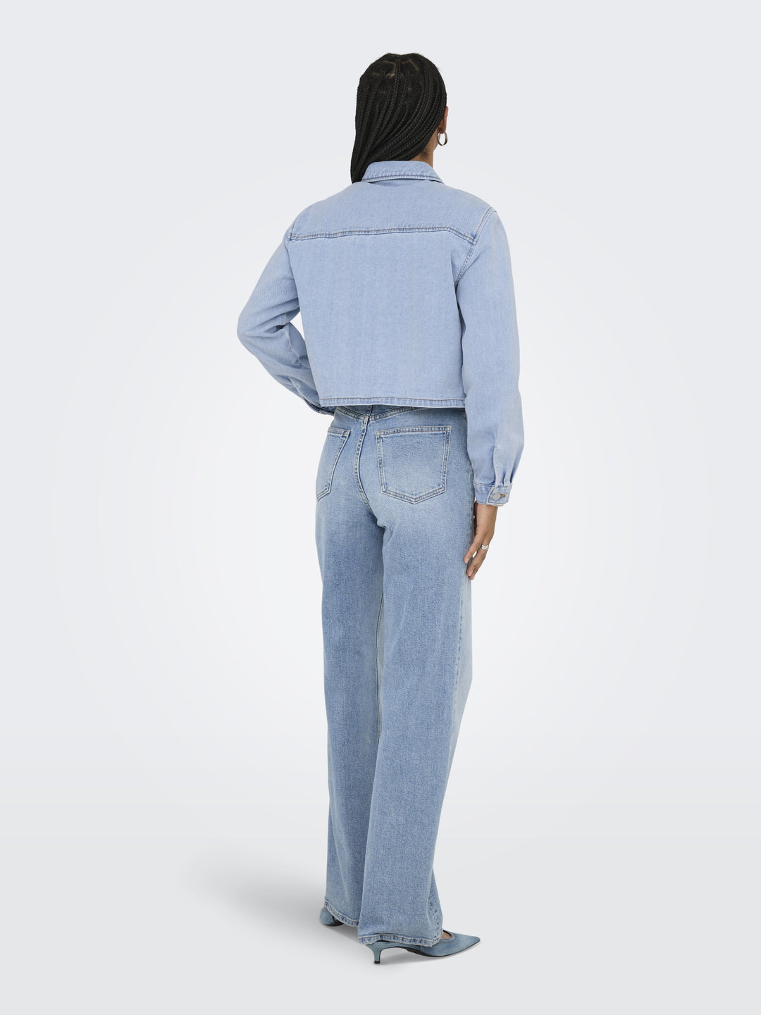 JDYMARLY L/S BOXY SHACKET  DNM NOOS, Light Blue Denim 177934 Bild 7