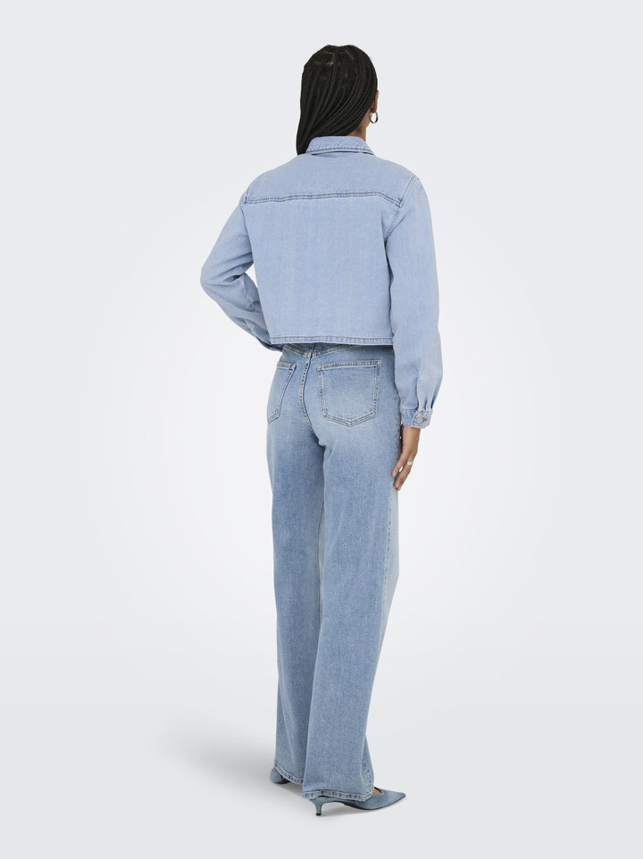 JDYMARLY L/S BOXY SHACKET  DNM NOOS, Light Blue Denim 177934 Bild 7