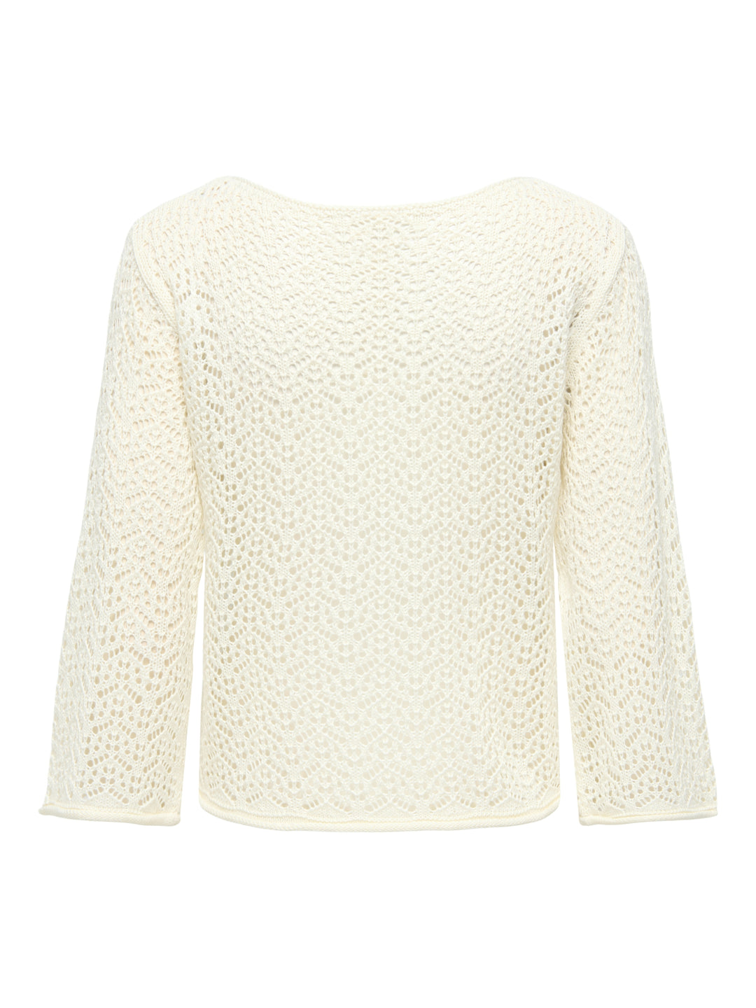 JDYMIKA 3/4 BOAT NECK PULLOVER KNT, Eggnog 180551 Bild 3