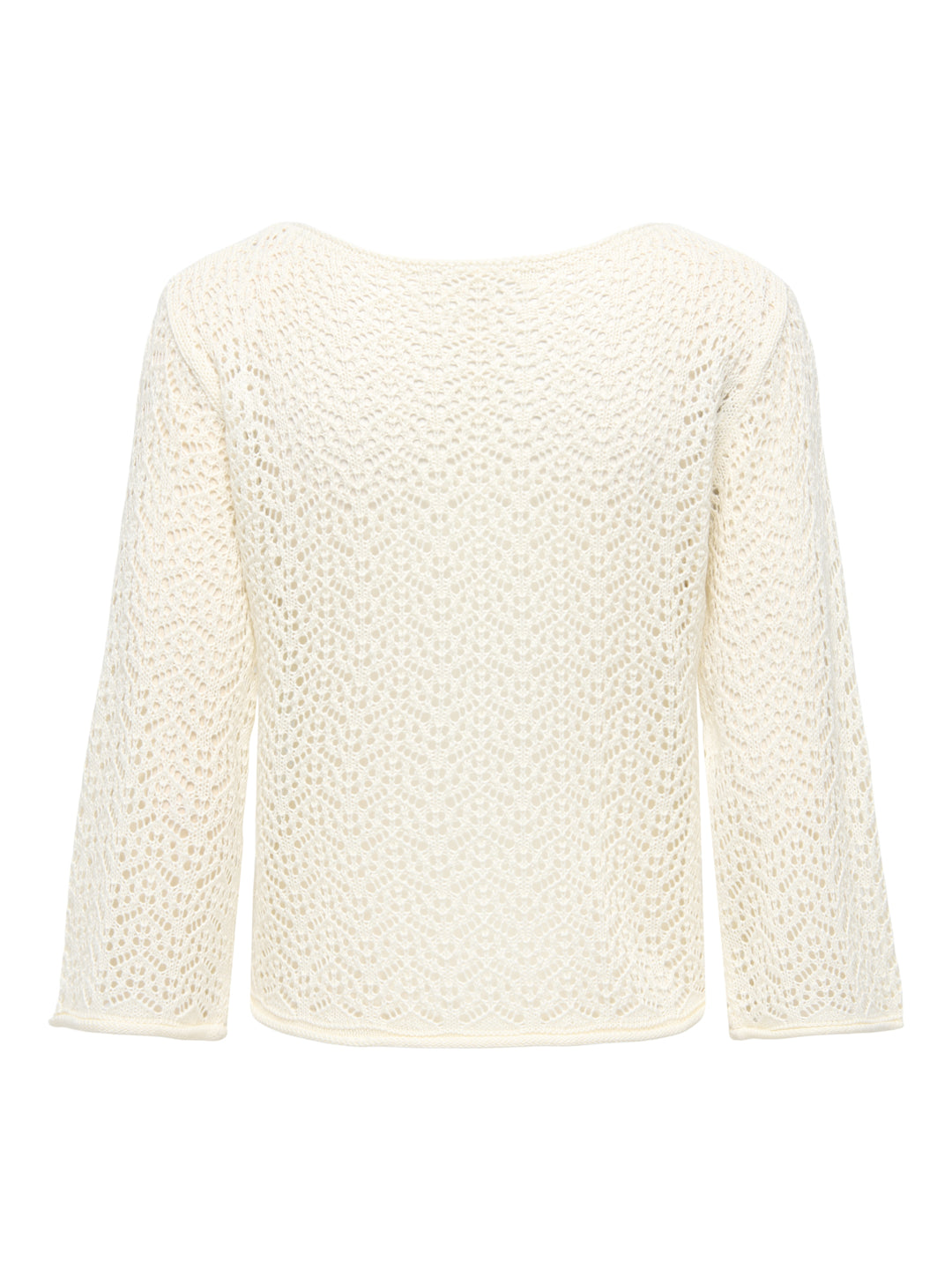 JDYMIKA 3/4 BOAT NECK PULLOVER KNT, Eggnog 180551 Bild 3