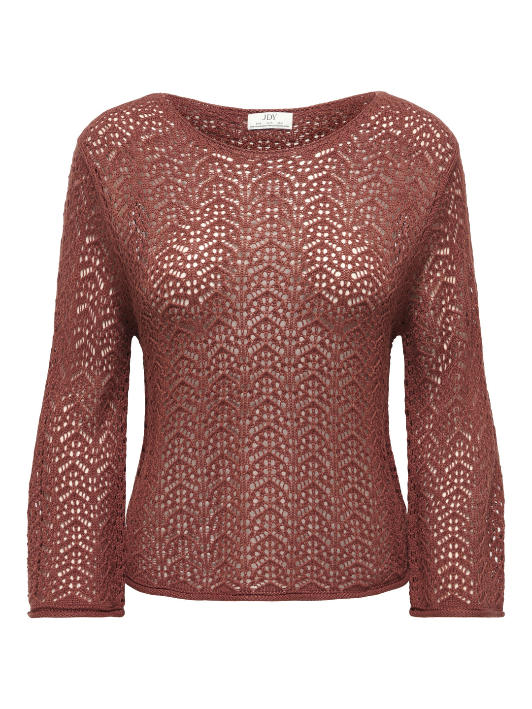 JDYMIKA 3/4 BOAT NECK PULLOVER KNT, Smoked Paprika 237196 Bild 1