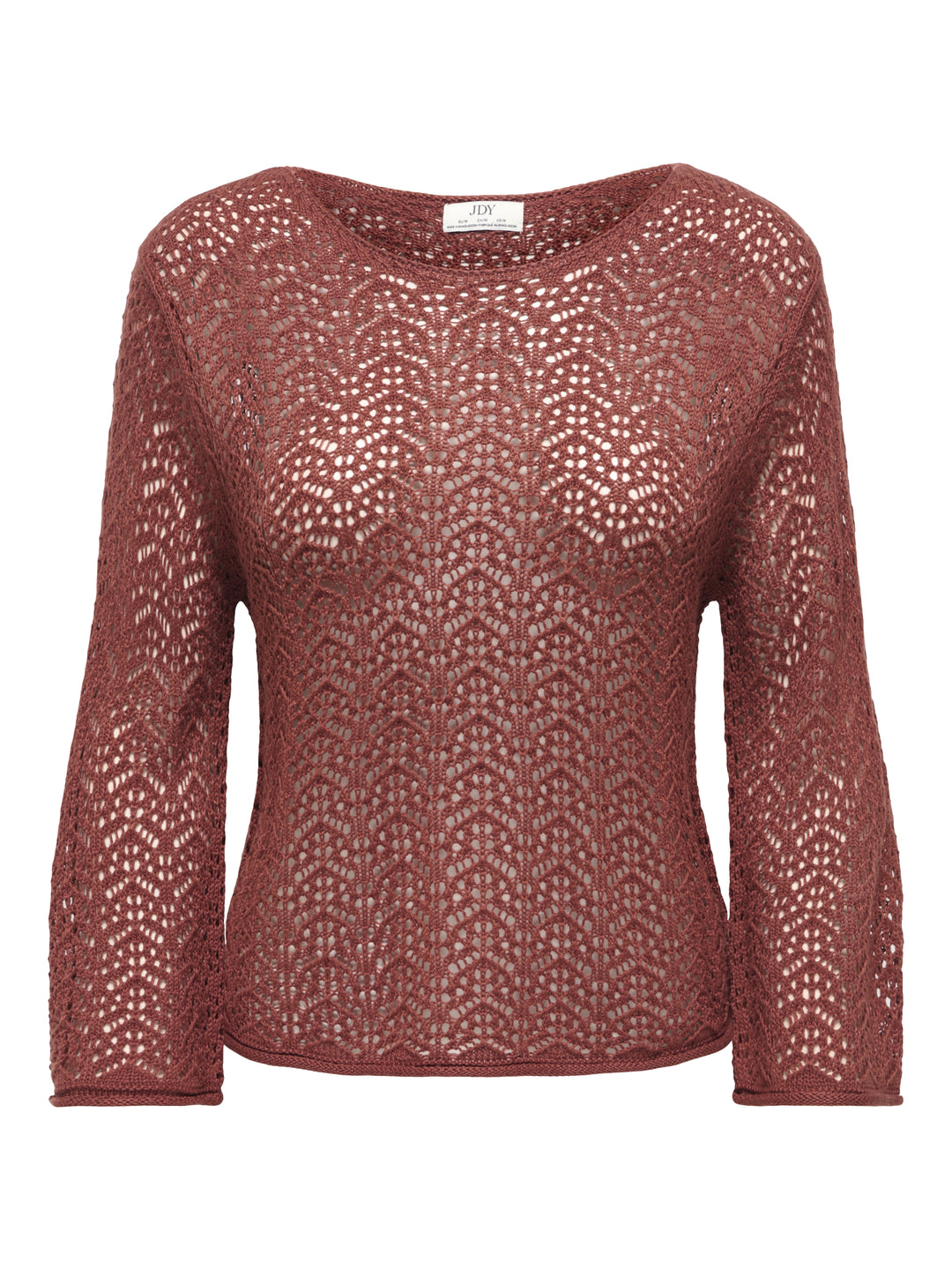 JDYMIKA 3/4 BOAT NECK PULLOVER KNT, Smoked Paprika 237196 Bild 1