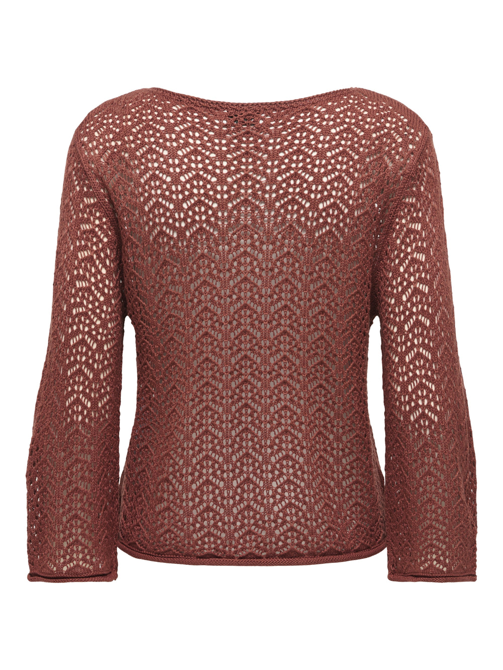 JDYMIKA 3/4 BOAT NECK PULLOVER KNT, Smoked Paprika 237196 Bild 2
