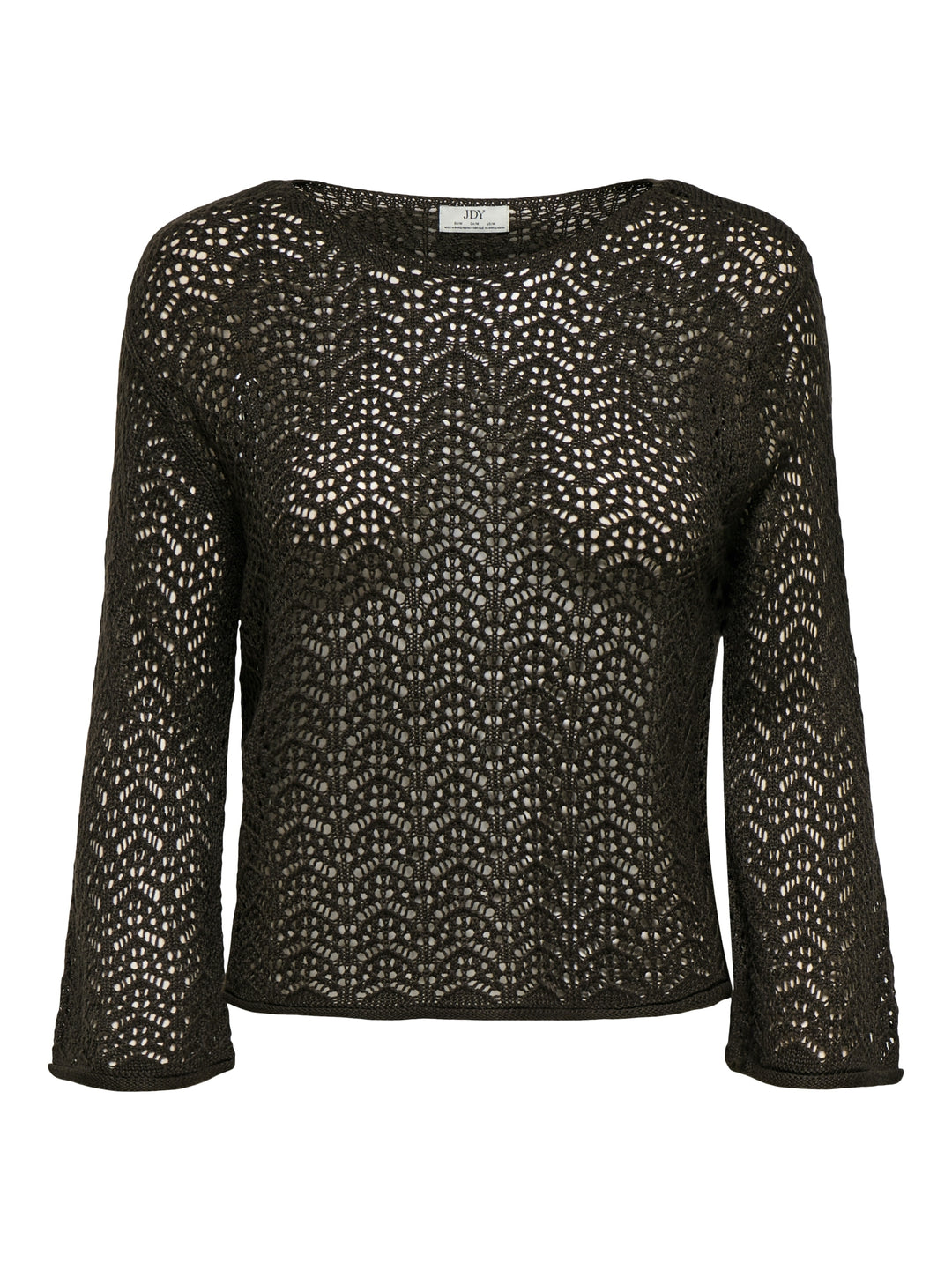JDYMIKA 3/4 BOAT NECK PULLOVER KNT, Chocolate Torte 244915 Bild 1
