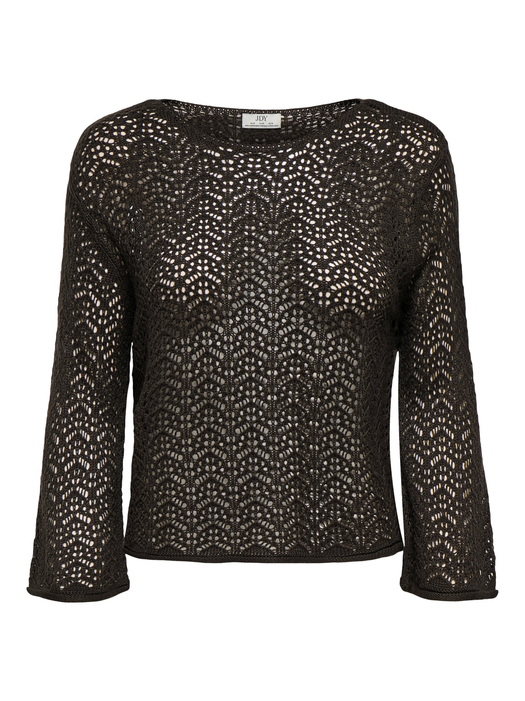 JDYMIKA 3/4 BOAT NECK PULLOVER KNT, Chocolate Torte 244915 Bild 1
