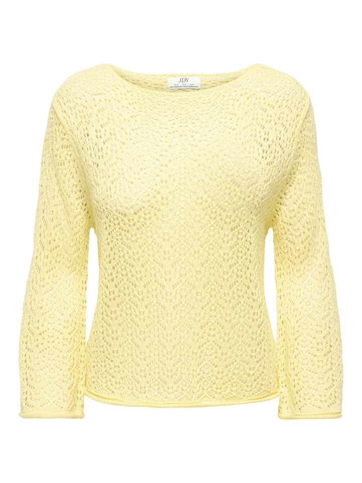 JDYMIKA 3/4 BOAT NECK PULLOVER KNT, Double Cream 288015 Bild 1