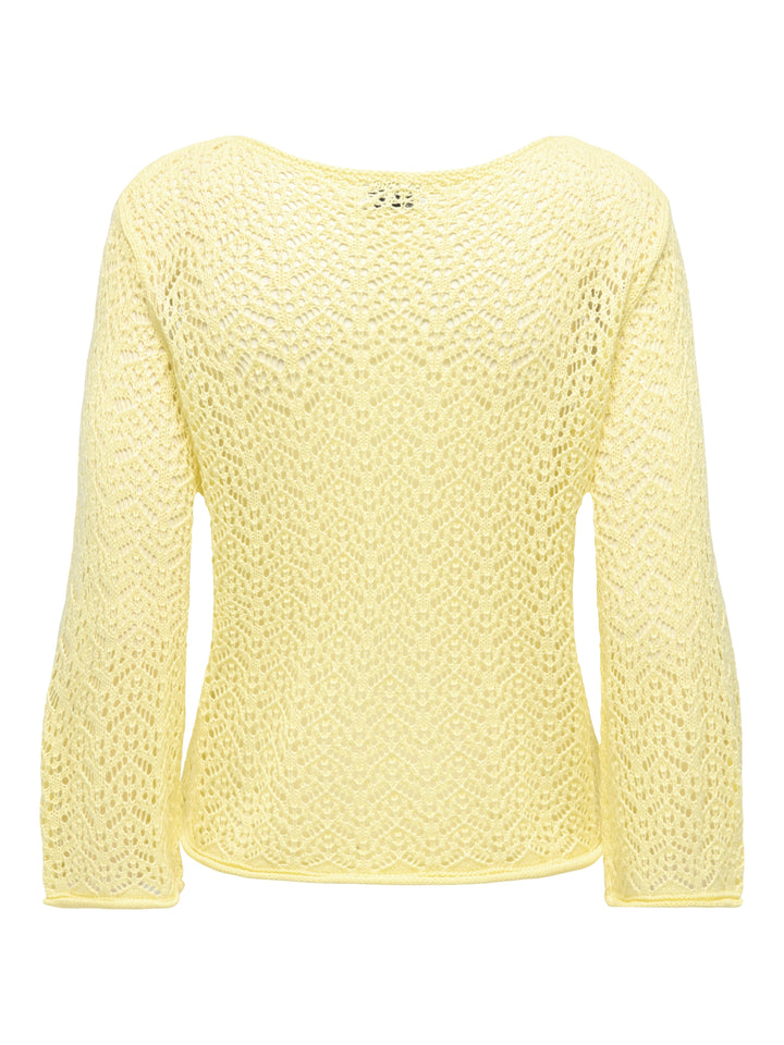 JDYMIKA 3/4 BOAT NECK PULLOVER KNT, Double Cream 288015 Bild 2