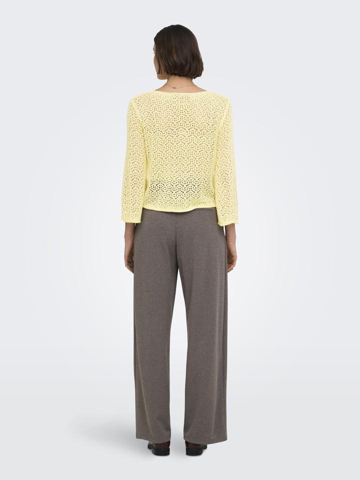 JDYMIKA 3/4 BOAT NECK PULLOVER KNT, Double Cream 288015 Bild 5