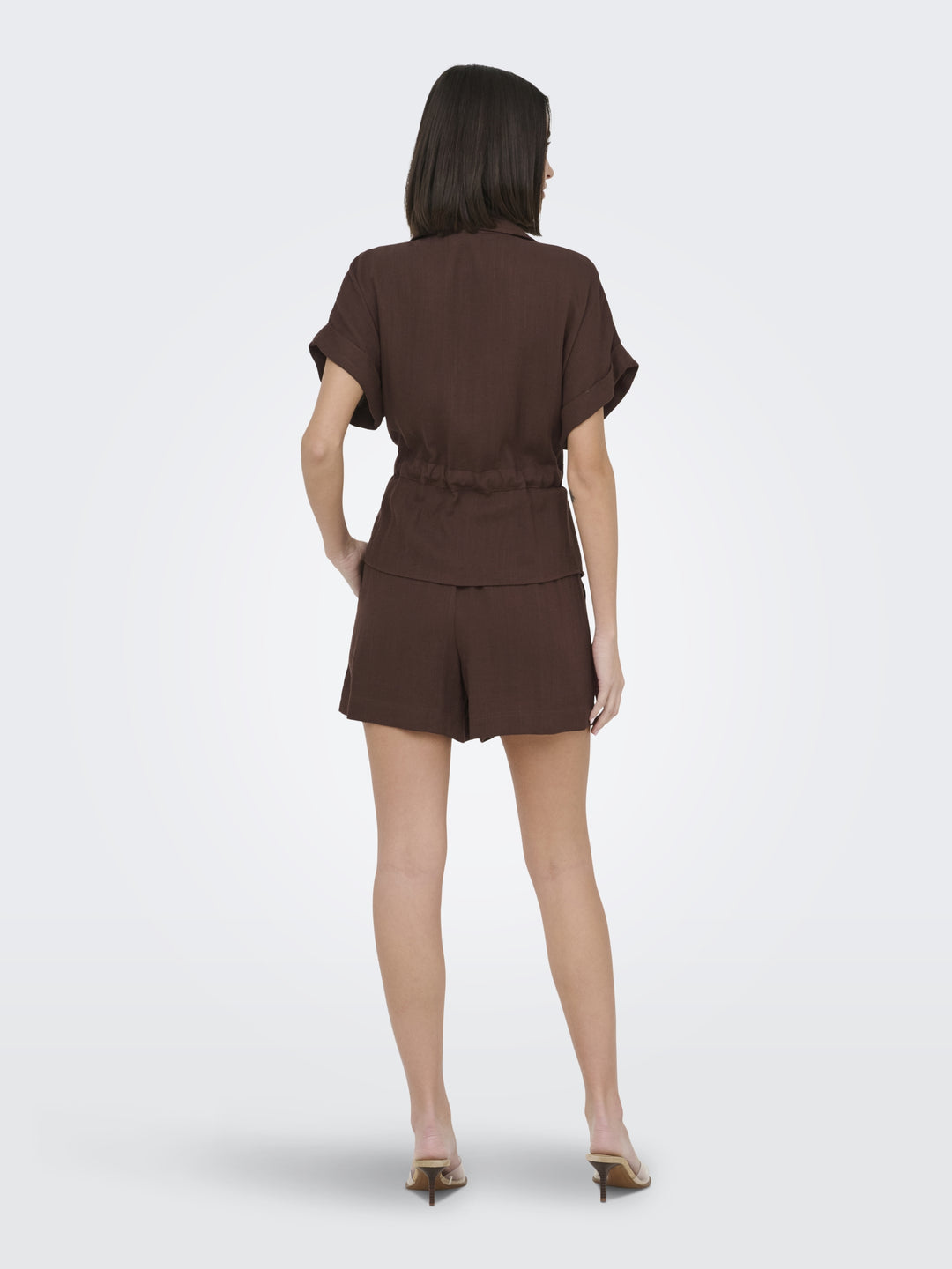JDYMILLE MW SHORTS WVN NOOS, Chicory Coffee 242836 Bild 5