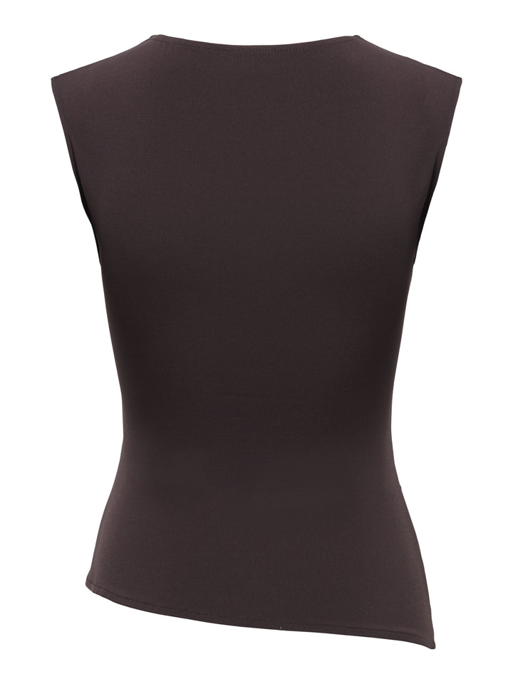 JDYMISTY S/L LACE DETAIL TOP JRS, Chocolate Plum 238815 Bild 2