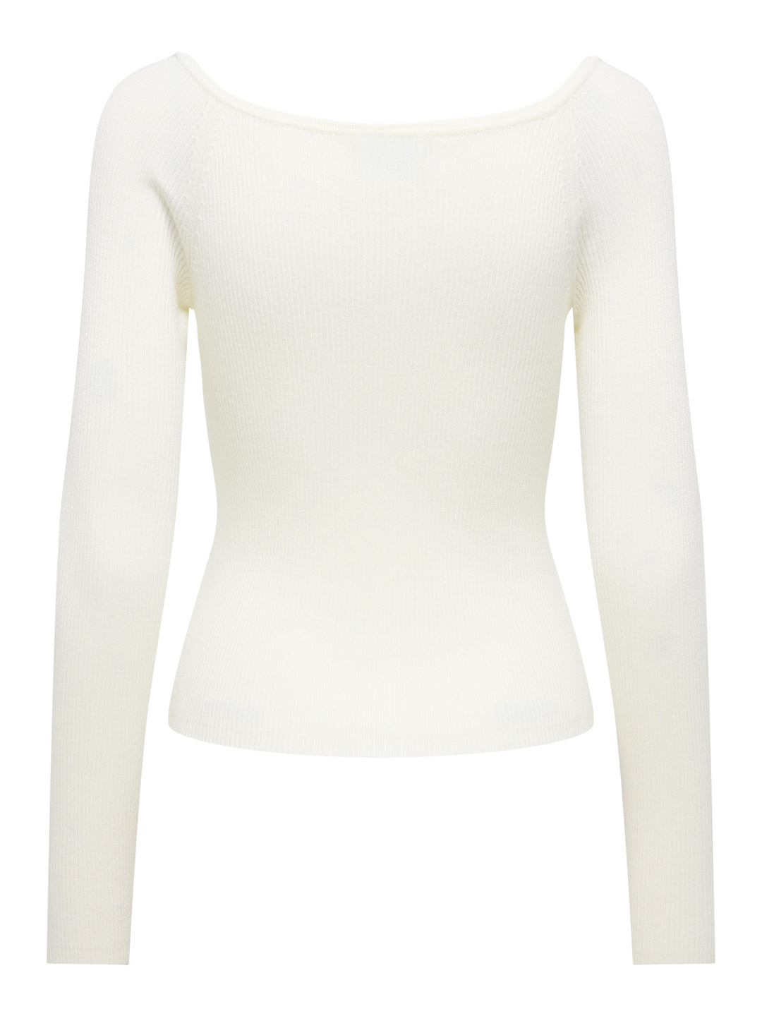 JDYNANNA L/S V-NECK PULLOVER KNT, Cloud Dancer 177922 Bild 2