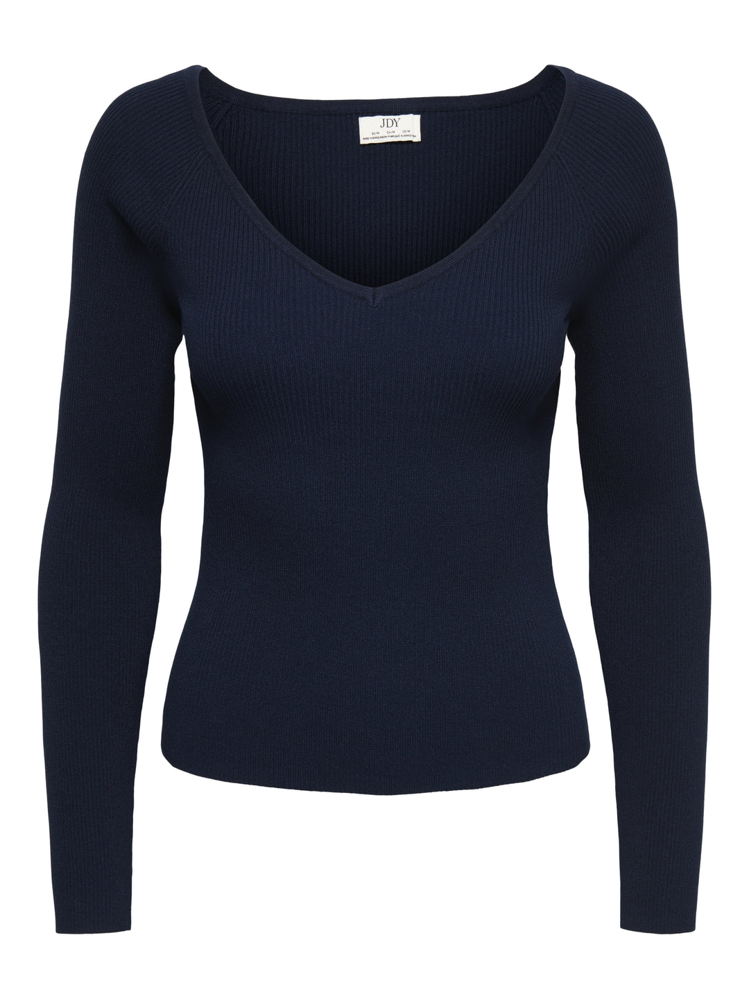 JDYNANNA L/S V-NECK PULLOVER KNT, Black Iris 179671 Bild 1