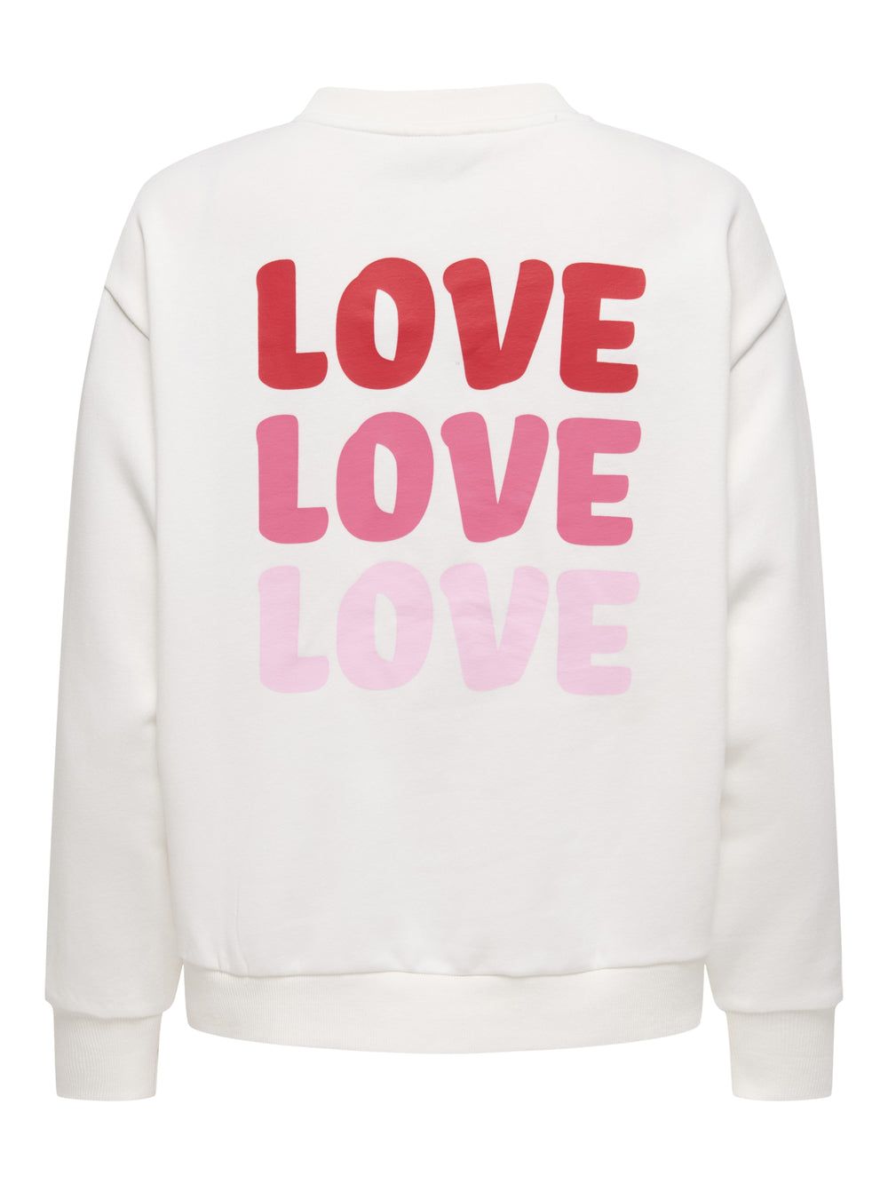 JDYNANNA LIFE L/S TEXT SWEAT JRS DI, Cloud Dancer/LOVE 177922001 Bild 2