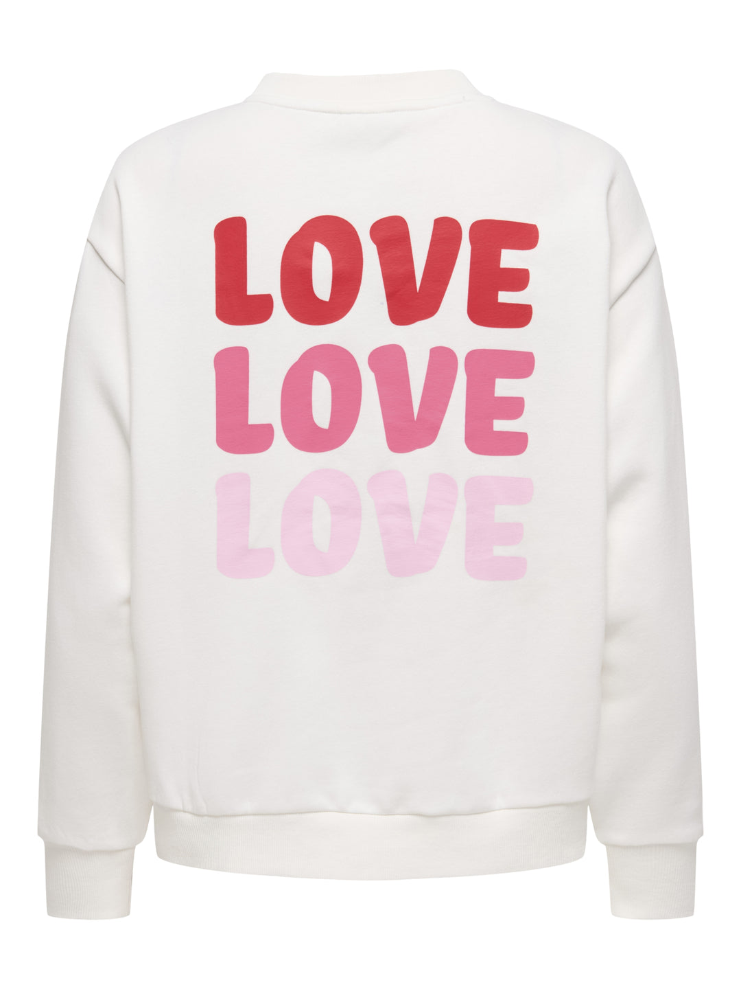 JDYNANNA LIFE L/S TEXT SWEAT JRS DI, Cloud Dancer/LOVE 177922001 Bild 2