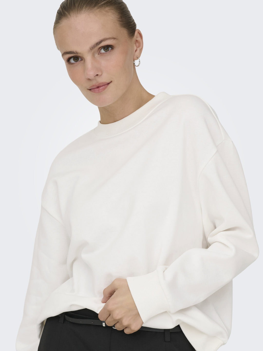 JDYNANNA LIFE L/S TEXT SWEAT JRS DI, Cloud Dancer/LOVE 177922001 Bild 5