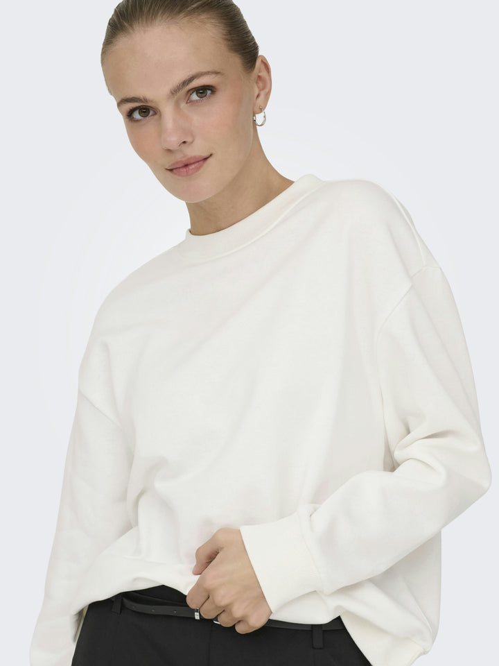 JDYNANNA LIFE L/S TEXT SWEAT JRS DI, Cloud Dancer/LOVE 177922001 Bild 5