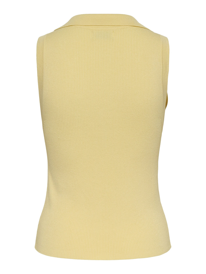 JDYNANNA S/L COLLAR TOP KNT, Double Cream 288015 Bild 2