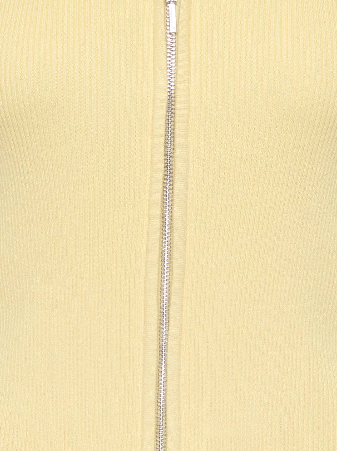 JDYNANNA S/S SHORT ZIP CARDIGAN KNT, Double Cream/WITH SILVER ZIPPER 288015001 Bild 3