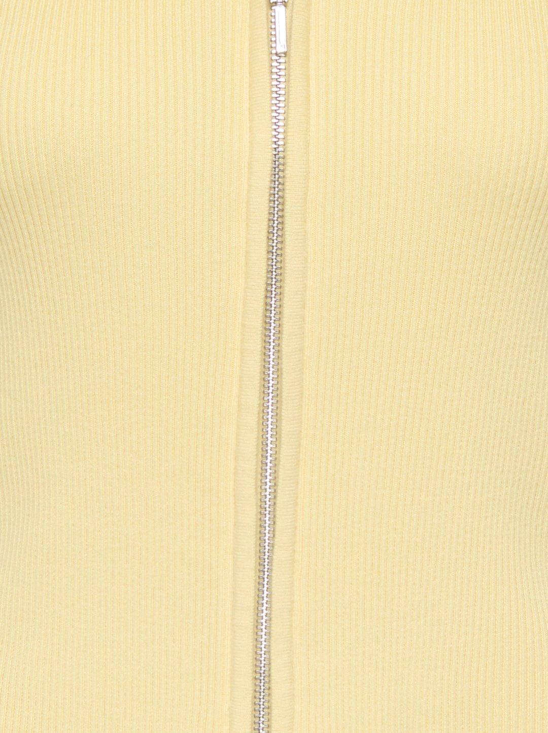JDYNANNA S/S SHORT ZIP CARDIGAN KNT, Double Cream/WITH SILVER ZIPPER 288015001 Bild 3