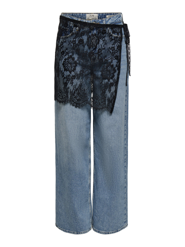 JDYNELA LACE SCARF WVN, Black 177911 Bild 1