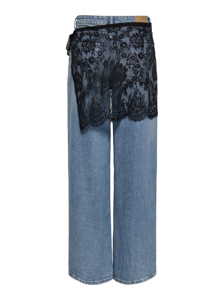JDYNELA LACE SCARF WVN, Black 177911 Bild 2