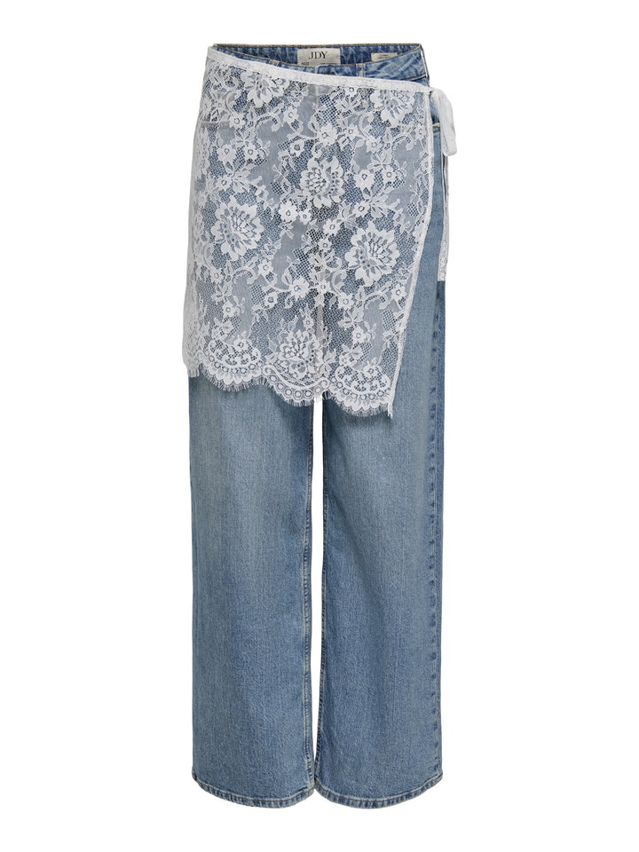 JDYNELA LACE SCARF WVN, White 177991 Bild 1