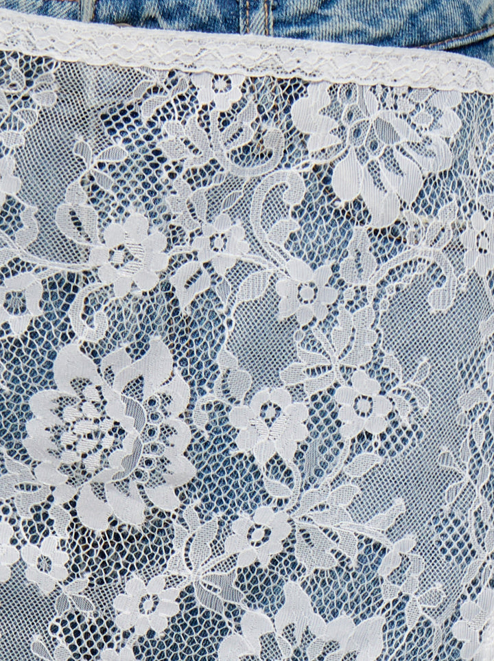 JDYNELA LACE SCARF WVN, White 177991 Bild 2